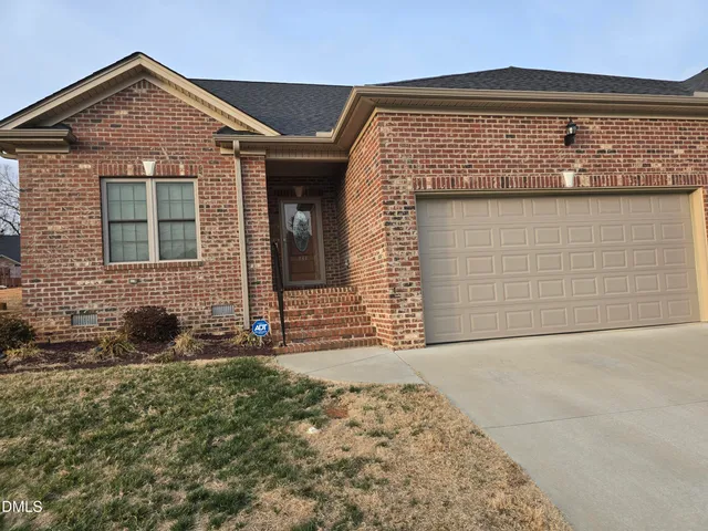 a backyard of a house