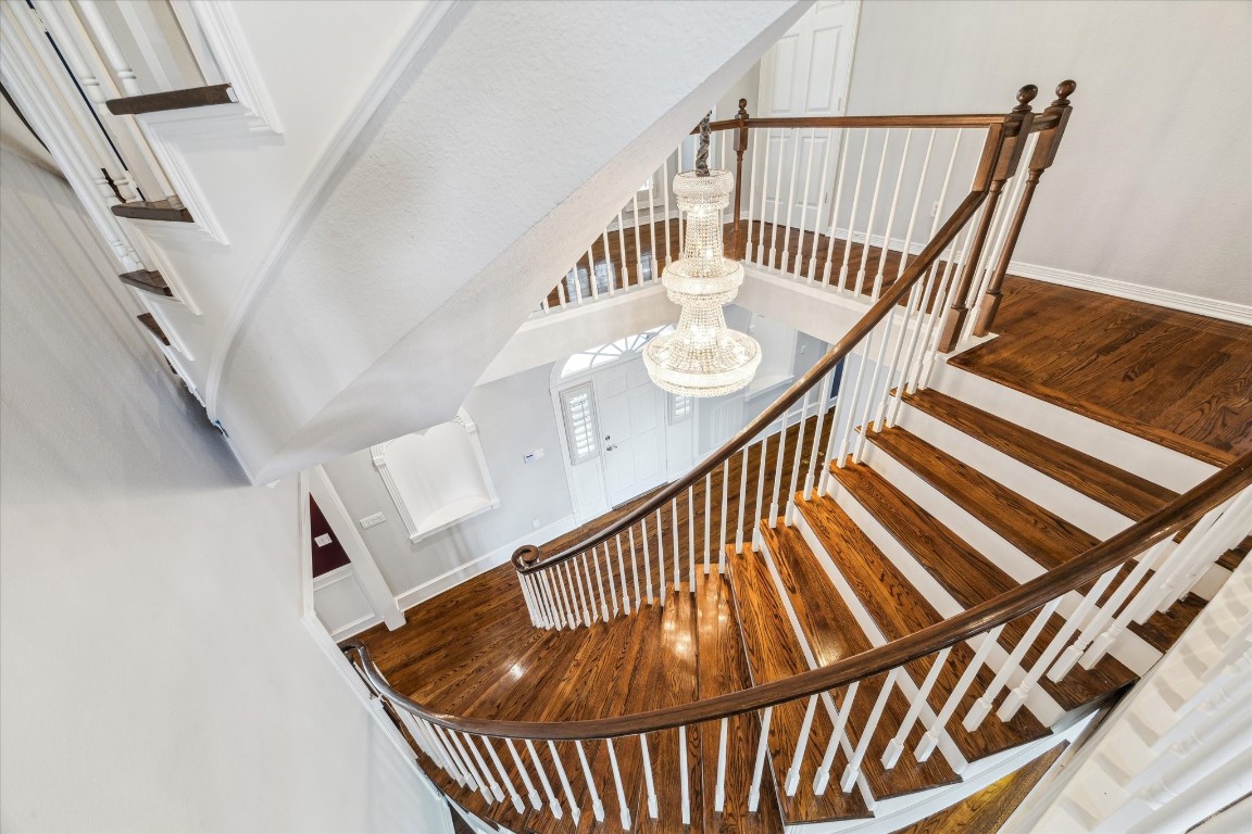 1406 Spring Cress Lane Seabrook, TX 77586 - Photo 25 of 50 a view of entryway with wooden floor