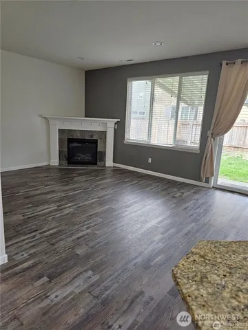 a view of a hardwood