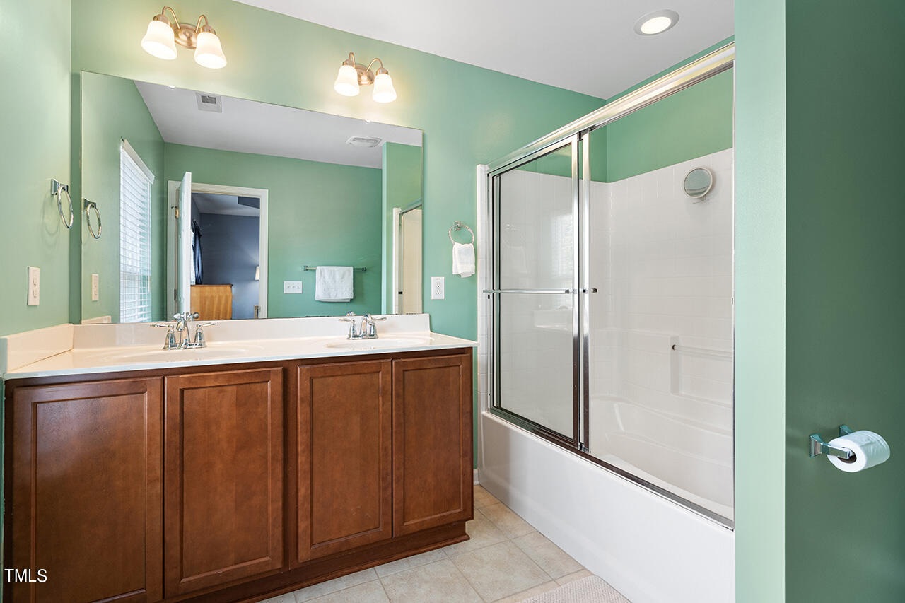 942 Ileagnes Road Raleigh, NC 27603 - Photo 18 of 24 Primary Bathroom with Dual Vanity