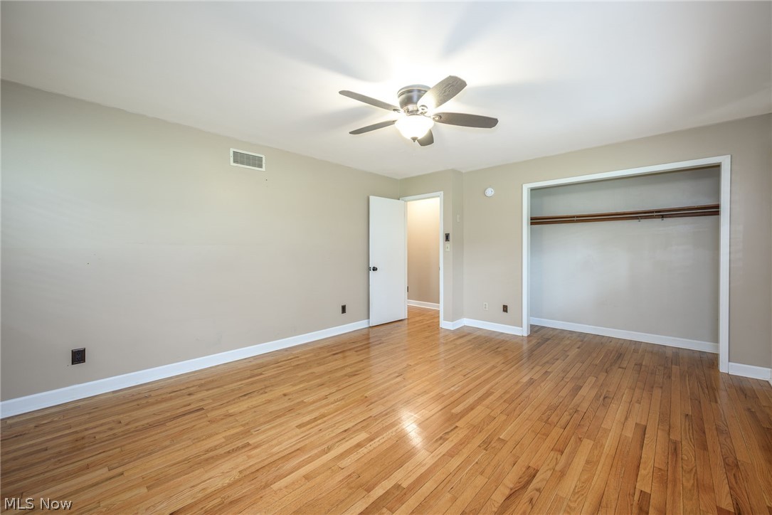 496 East Howe Road Kent, OH 44240 - Photo 13 of 38 Primary suite, bedroom closet doors are located in the basement.