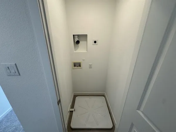 view of a room with door