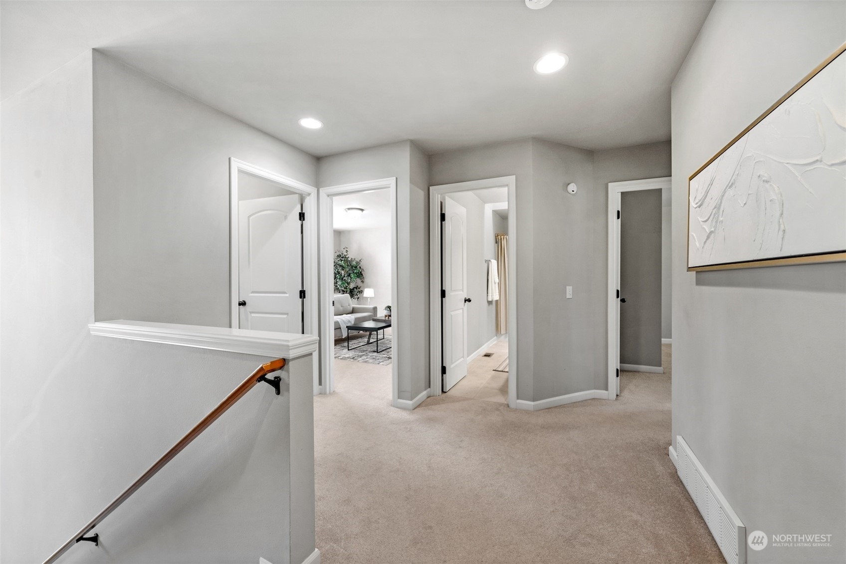 7 213th Street Southeast, Unit B Bothell, WA 98021 - Photo 15 of 34 a view of a hallway with closet area