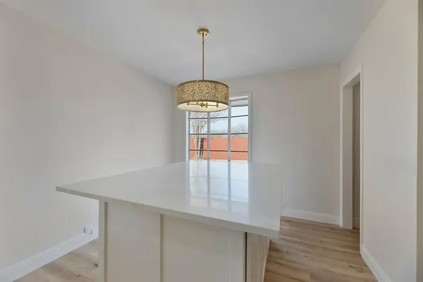 a hallway with a window