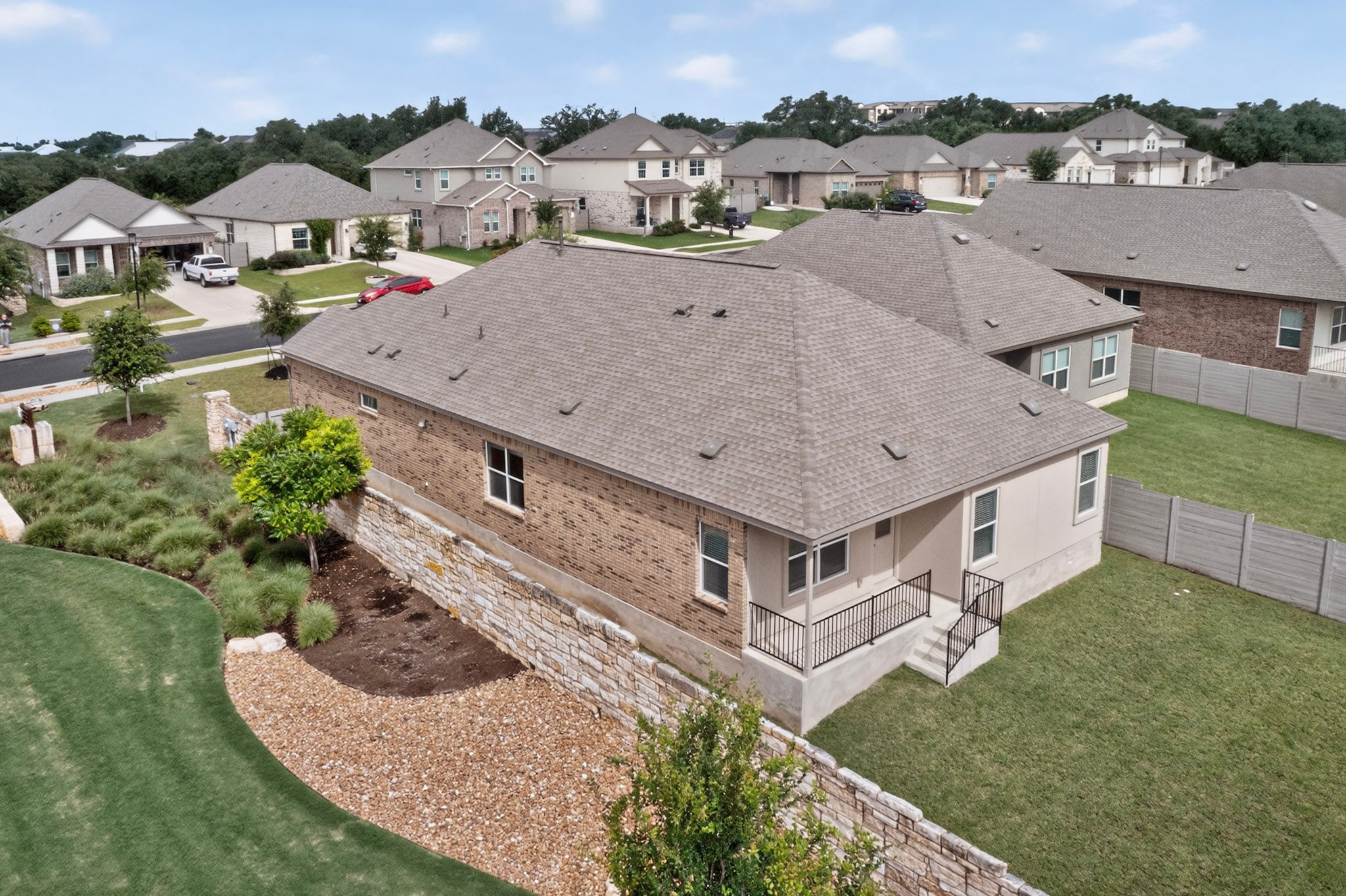 941 Legends Lane Georgetown, TX 78628 - Photo 28 of 40 Backyard view aerial
