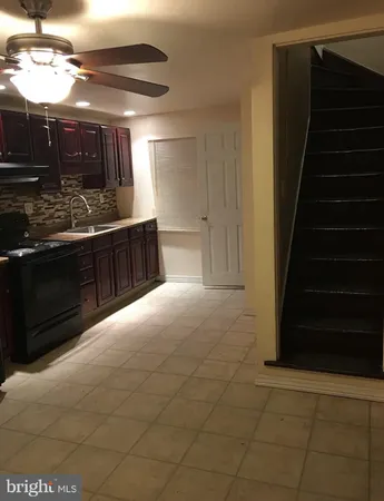 a view of a kitchen