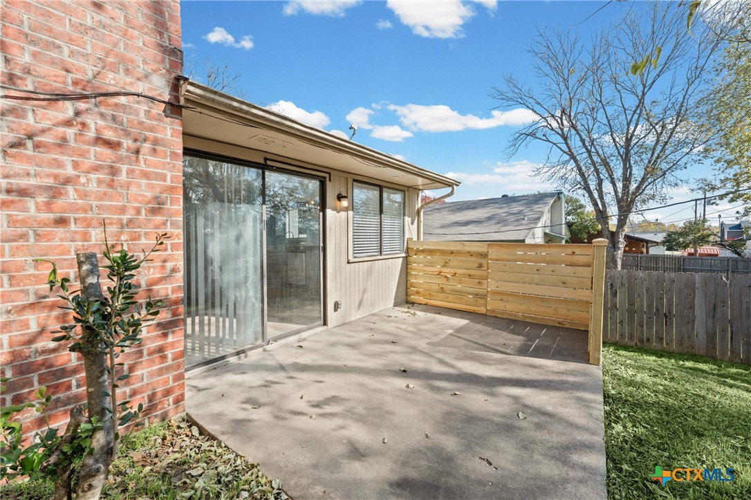 2313 Paul Revere Street, Unit A Temple, TX 76504 - Photo 20 of 22 a view of a backyard of the house