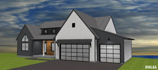 a view of a house with a porch