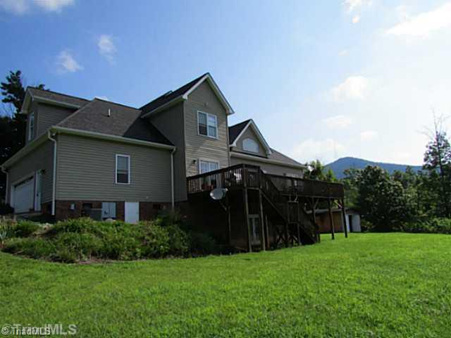 Exterior Back. Back view of home