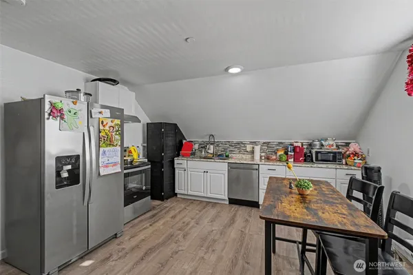 a room with storage and utility