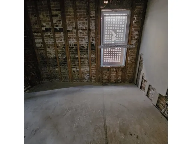 a view of hallway with window