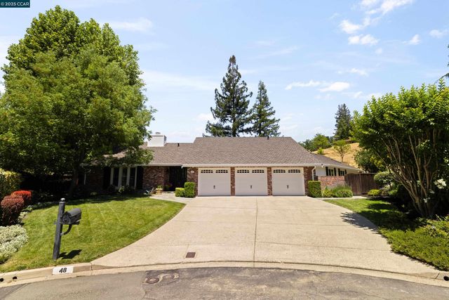 front view of house with a yard