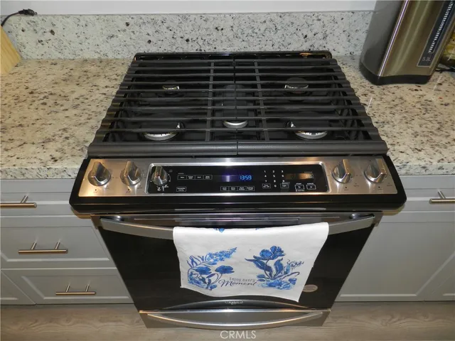 a close view of stove