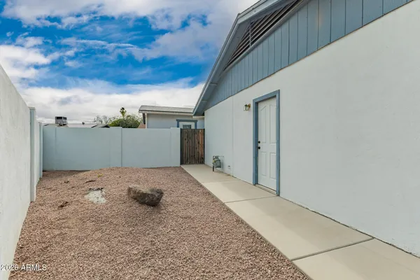 a view of garage