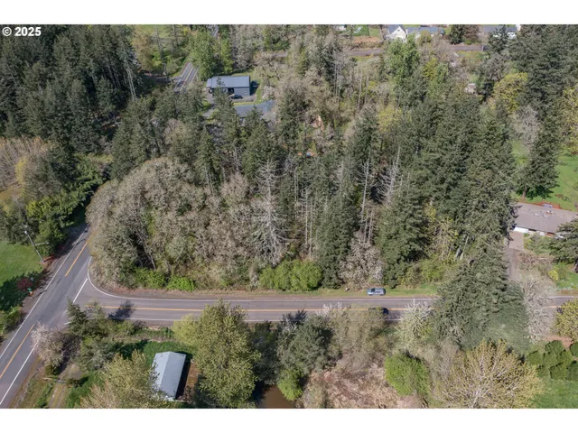 a view of a yard with an outdoor space