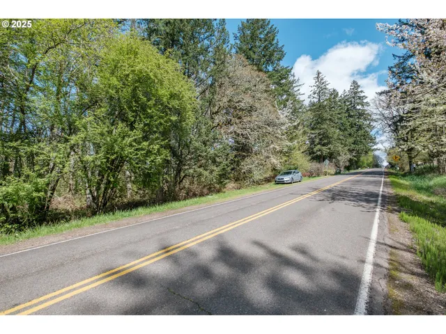 a view of a green yard