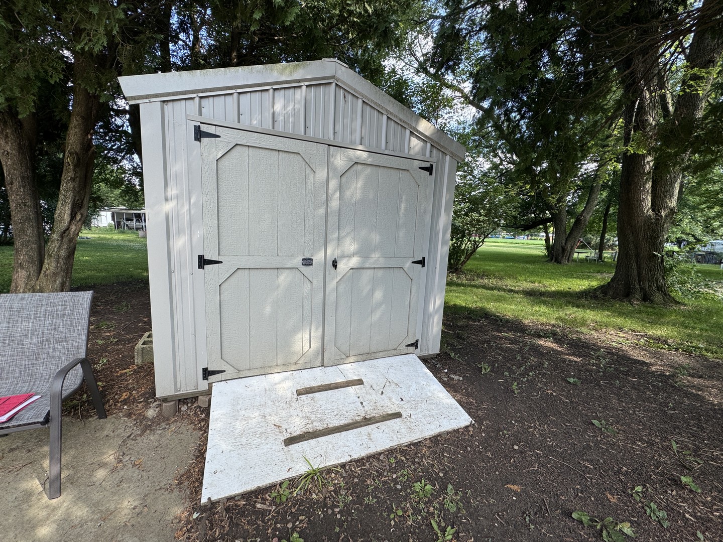 16 West Wasson Road Amboy, IL 61310 - Photo 13 of 13 a view of a back yard of the house