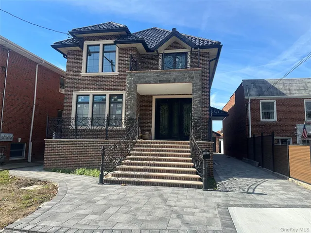a view of house and front door