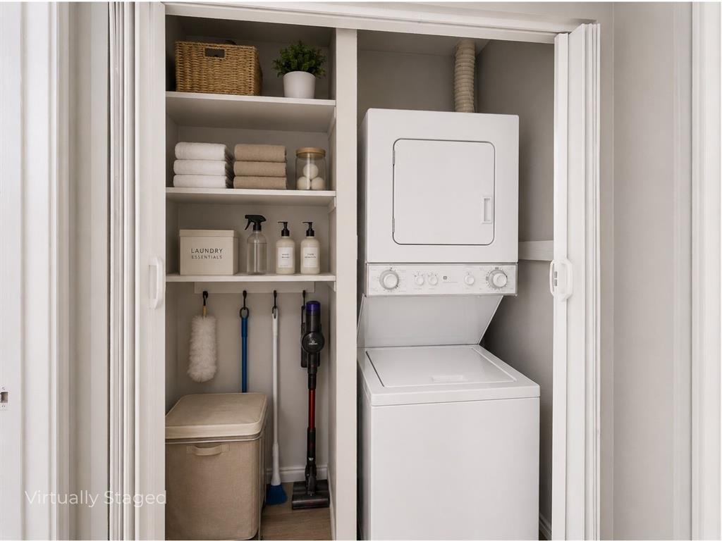 5750 Phoenix Drive, Unit 22 Dallas, TX 75231 - Photo 19 of 30 Virtually Staged Laundry/ Storage