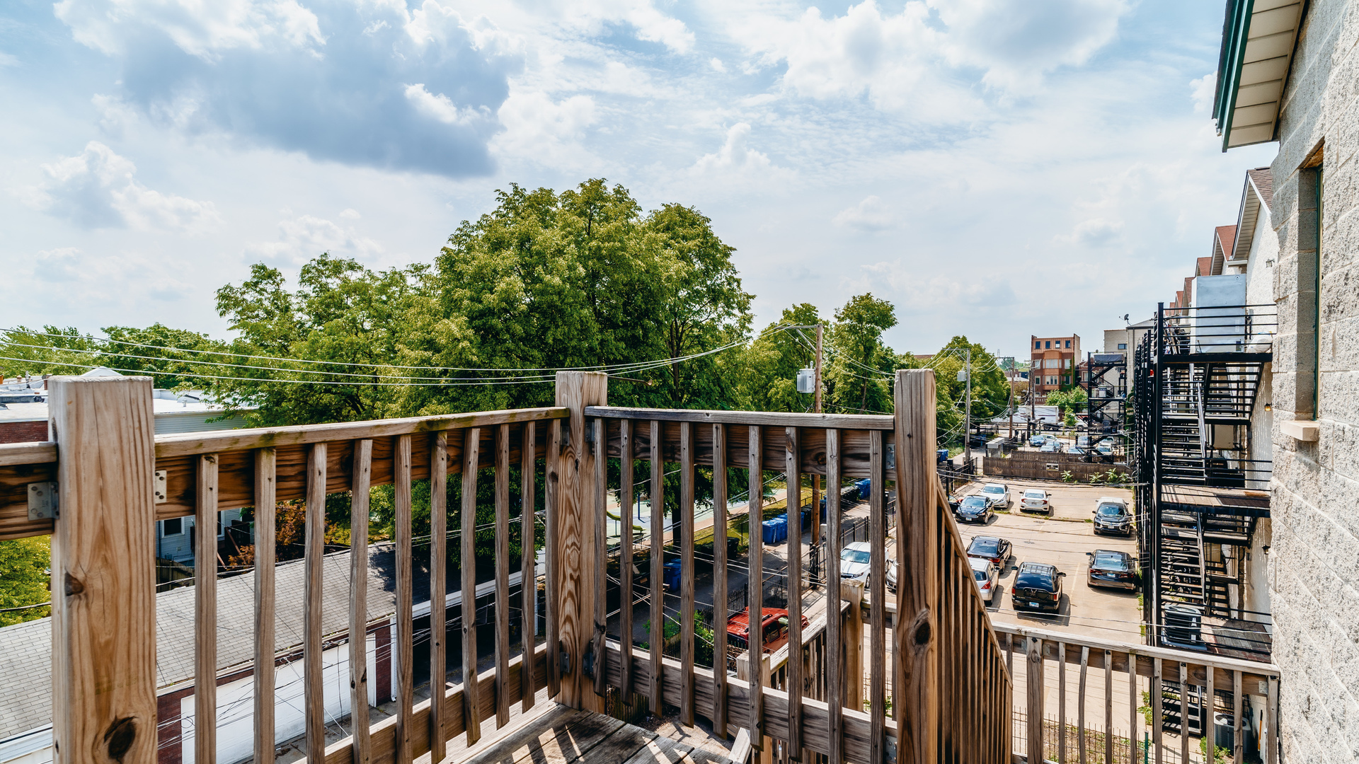 2319 West Harrison Street, Unit 4 Chicago, IL 60612 - Photo 22 of 25 a view of street from a balcony