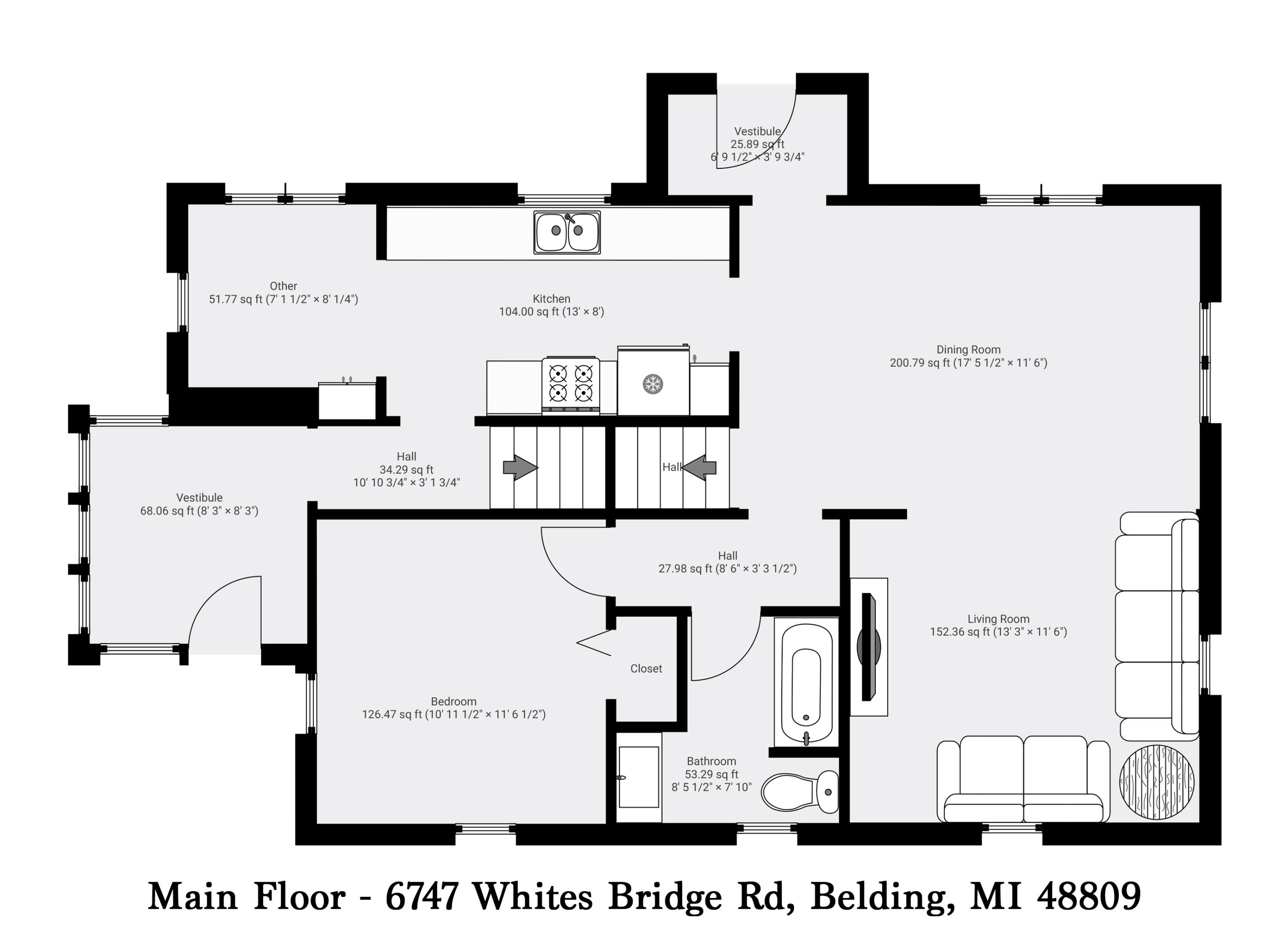 6747 Whites Bridge Road Belding, MI 48809 - Photo 28 of 41 Main Floor