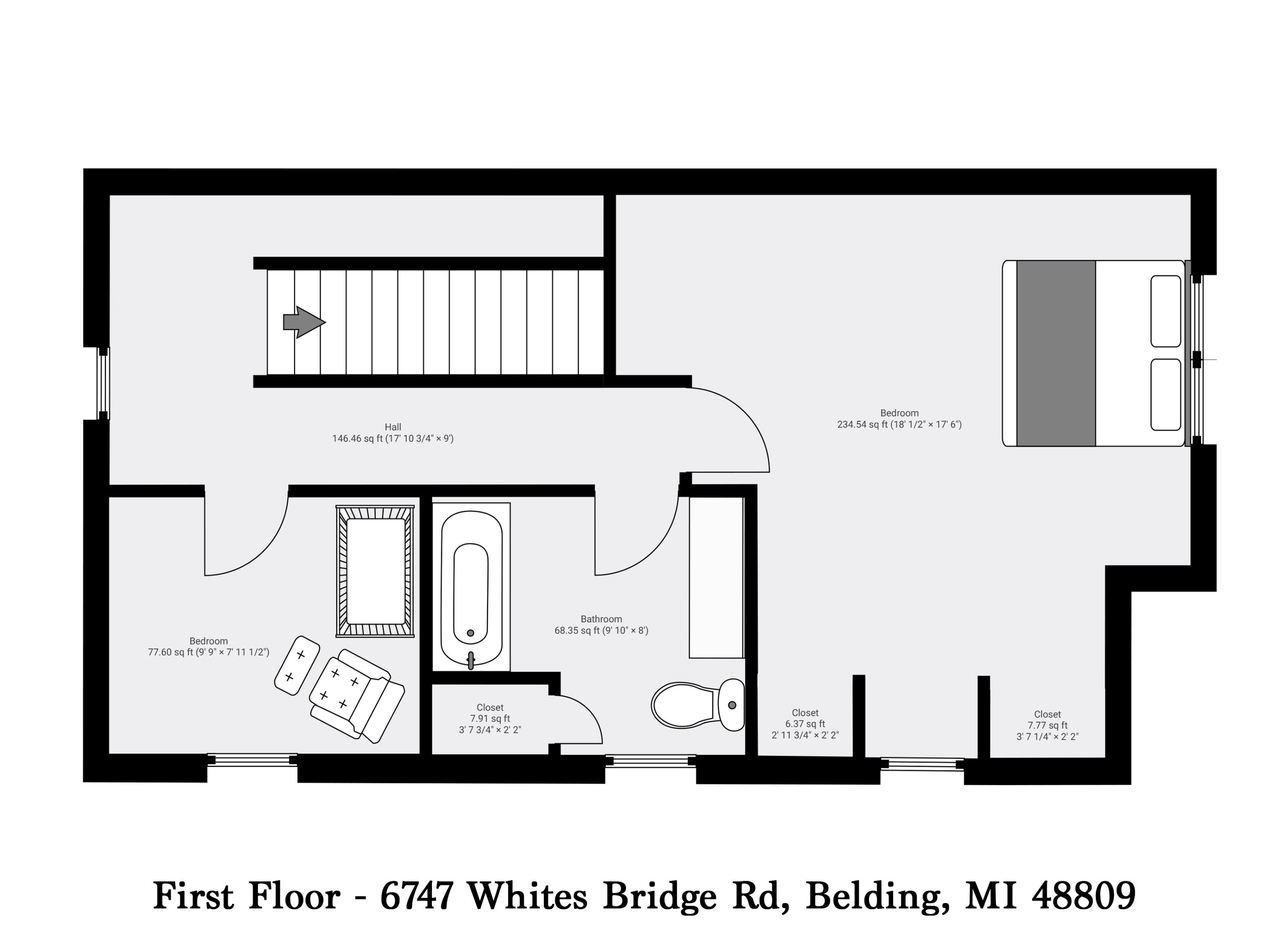 6747 Whites Bridge Road Belding, MI 48809 - Photo 29 of 41 Second Floor