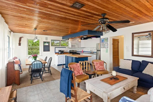 a outdoor space with patio furniture