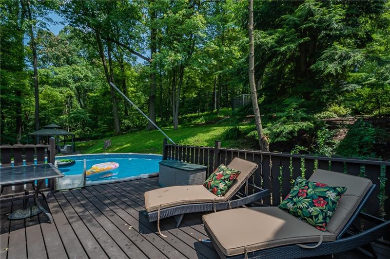 1650 Gilmar Road Apollo, PA 15613 - Photo 19 of 25 A wonderful poolside experience from the deck!