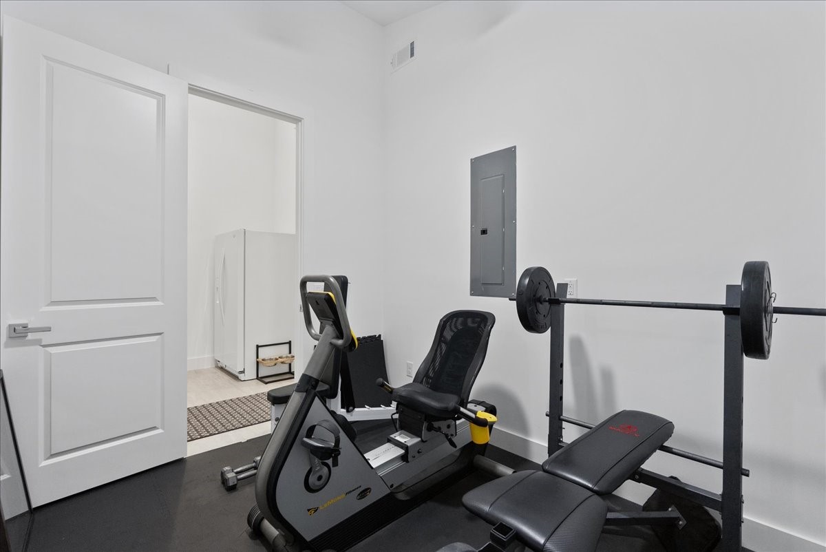 7627 Scott Avenue Manvel, TX 77578 - Photo 29 of 50 Skip the commute. Currently being used as private home gym, this is one of several versatile flex spaces!