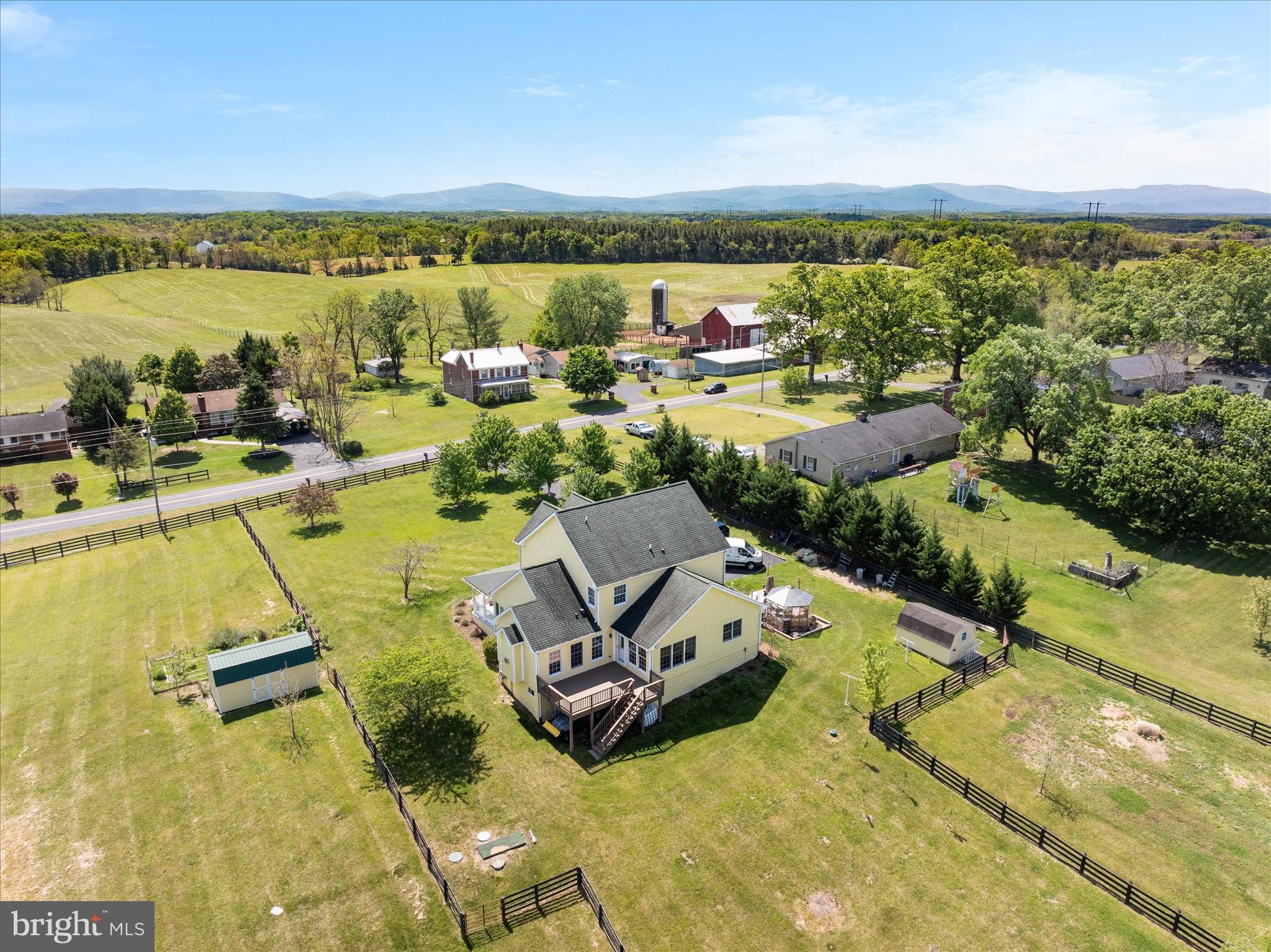 1200 Salem Church Road Stephens City, VA 22655 - Photo 55 of 69 an aerial view of a house with a ocean view
