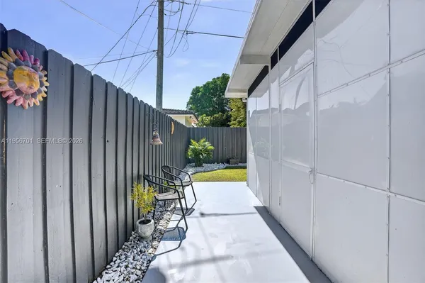 a view of balcony and patio