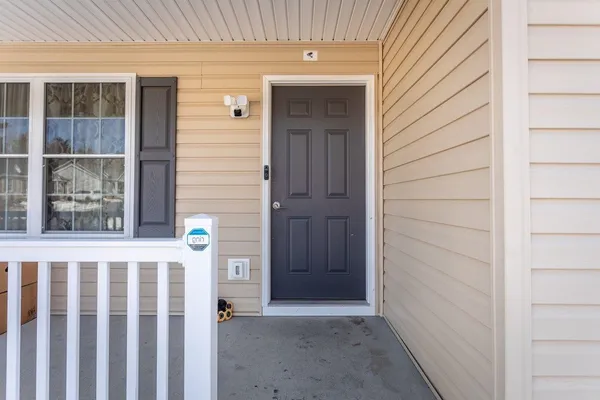 a view of front door