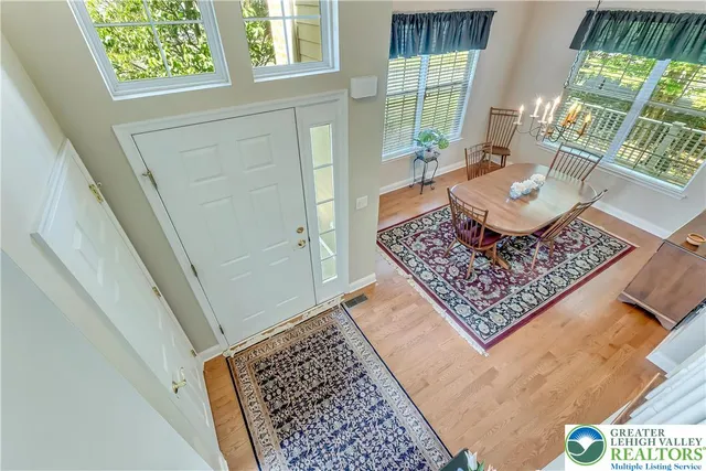 a front view of a house with a garage