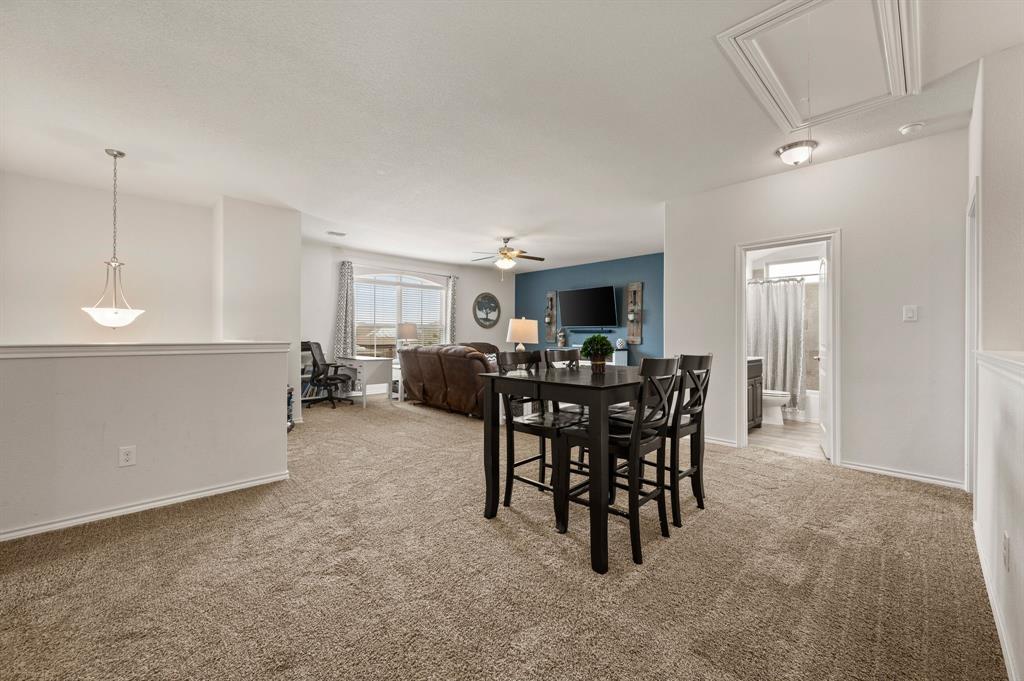 15817 White Mill Road Fort Worth, TX 76177 - Photo 19 of 27 a view of a livingroom and dining room