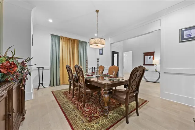 a utility room with cabinets