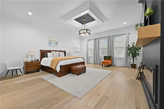 a very nice looking room with a large window