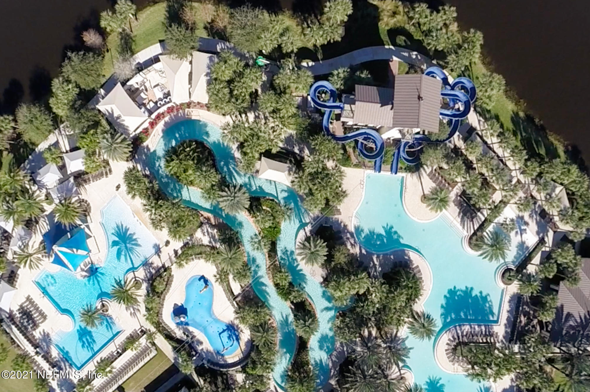 61 Spring Tide Way Ponte Vedra, FL 32081 - Photo 46 of 56 an aerial view of residential house with outdoor space and swimming pool