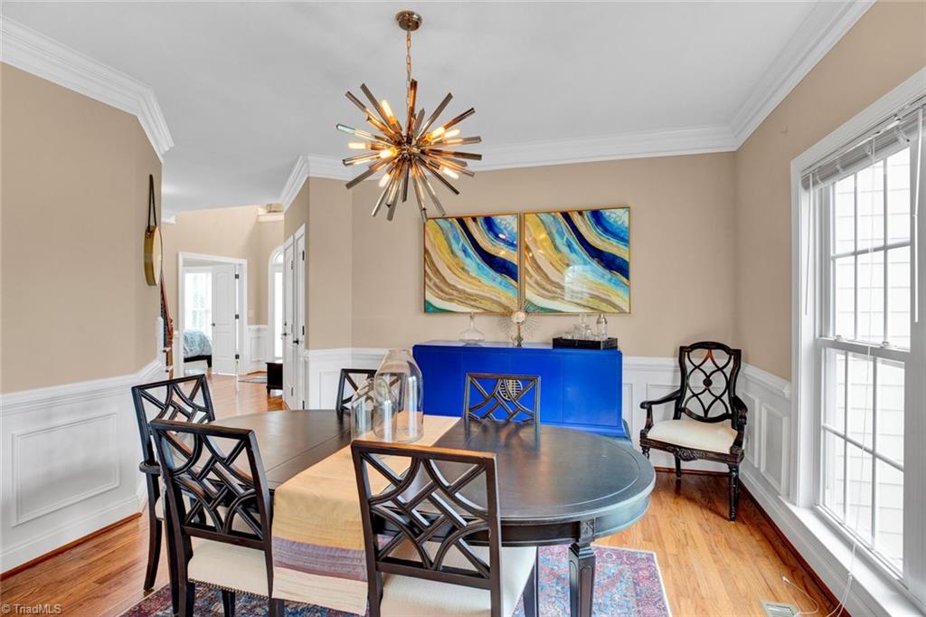 338 Homestead Avenue High Point, NC 27262 - Photo 7 of 25 dining room with updated designer fixtures