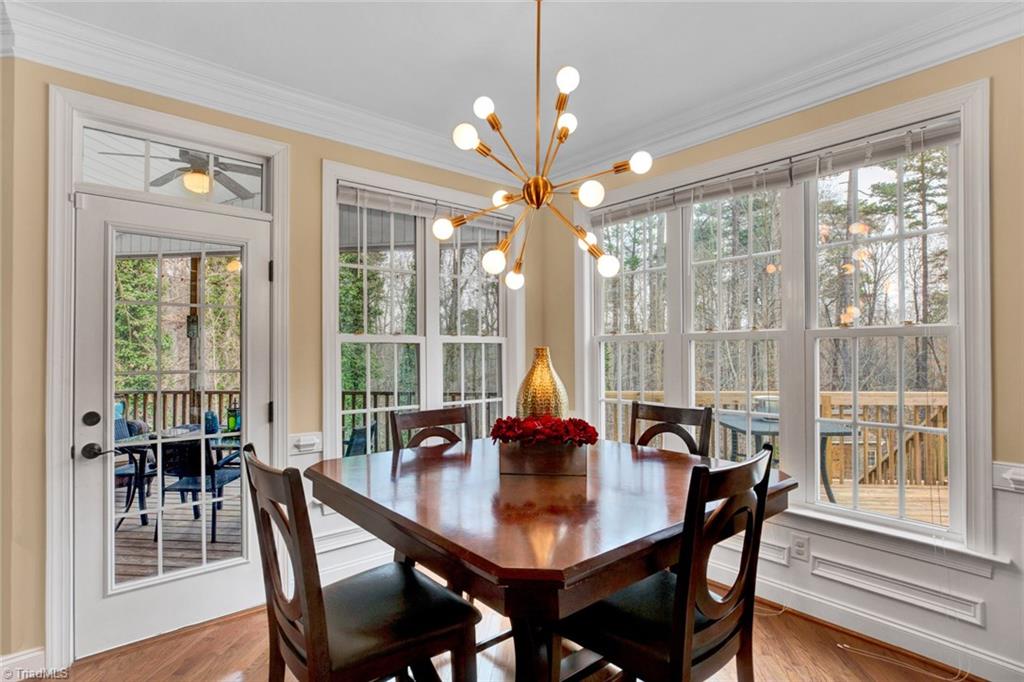 338 Homestead Avenue High Point, NC 27262 - Photo 10 of 25 eat in kitchen with updated designer fixtures