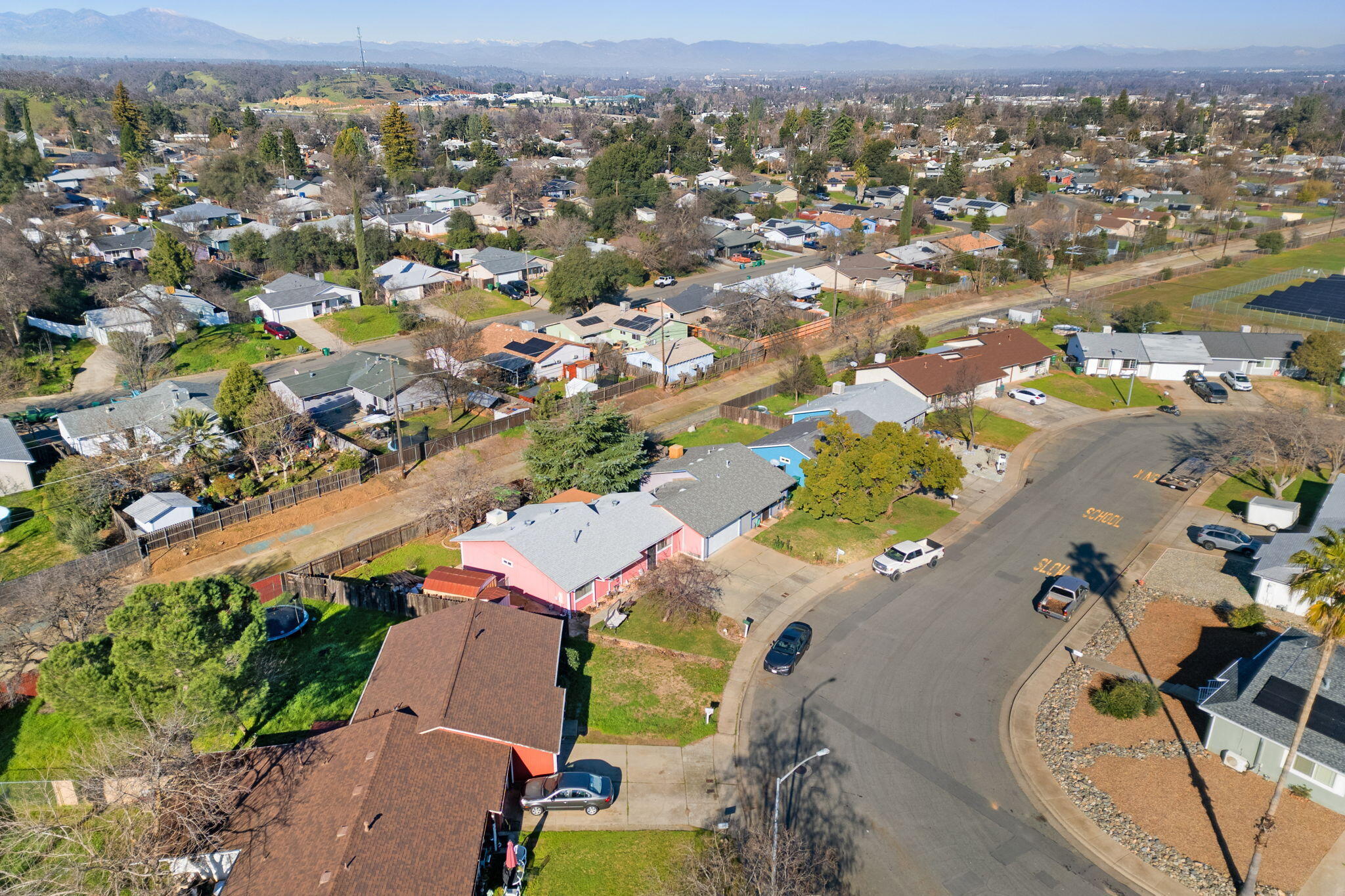 1971 Spruce Circle Anderson, CA 96007 - Photo 27 of 30 an aerial view of a city with lots of residential buildings