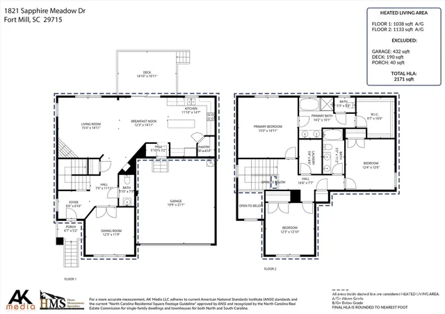 $471,000 | 1821 Sapphire Meadow Drive, Fort Mill, SC 29715