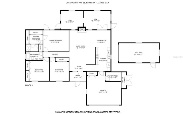 $1,735 | Undisclosed Address, Palm Bay, FL 32909