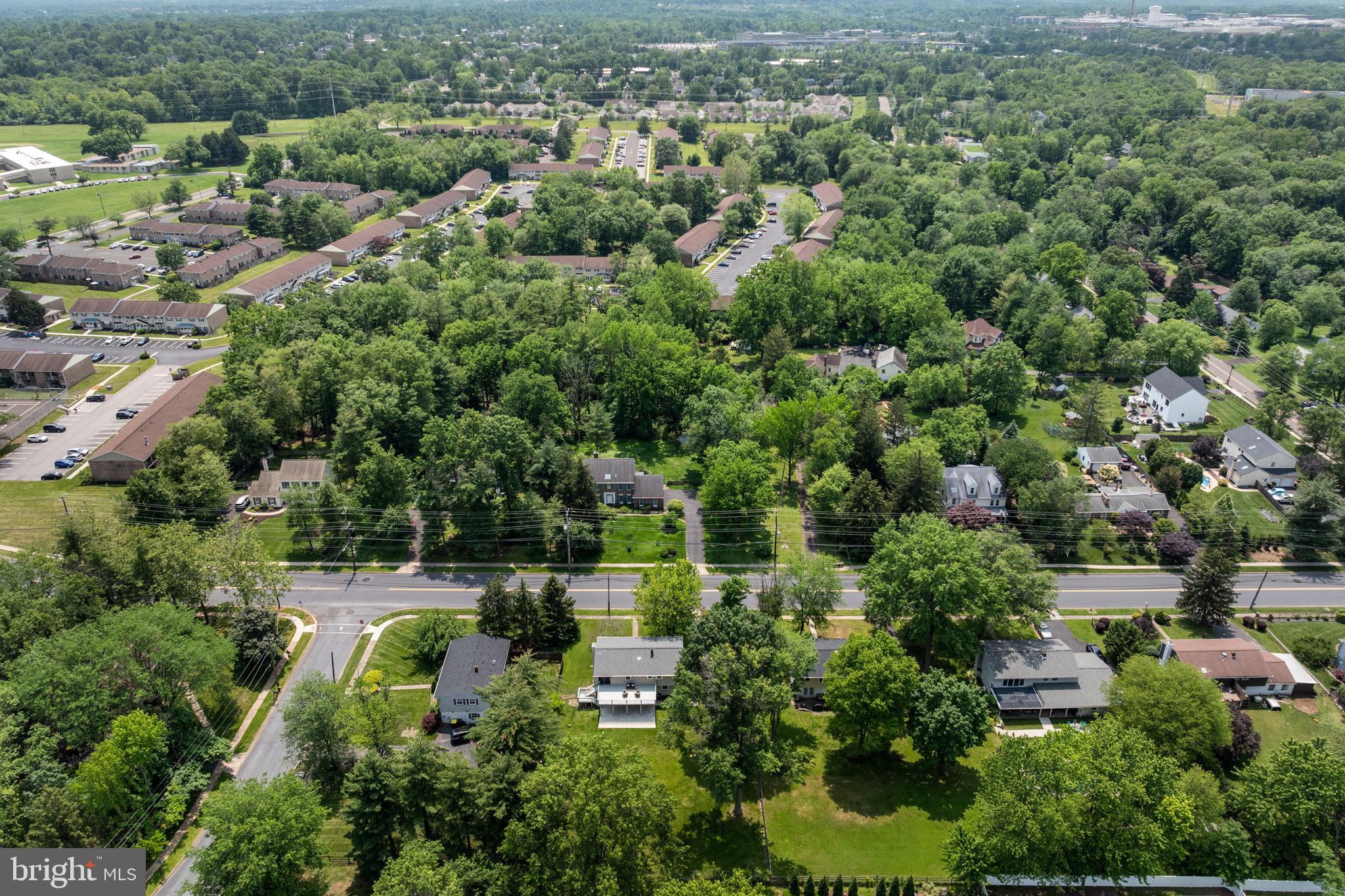 207 Hancock Road North Wales, PA 19454 - Photo 52 of 61 Aerial view of your back yard and neighborhood