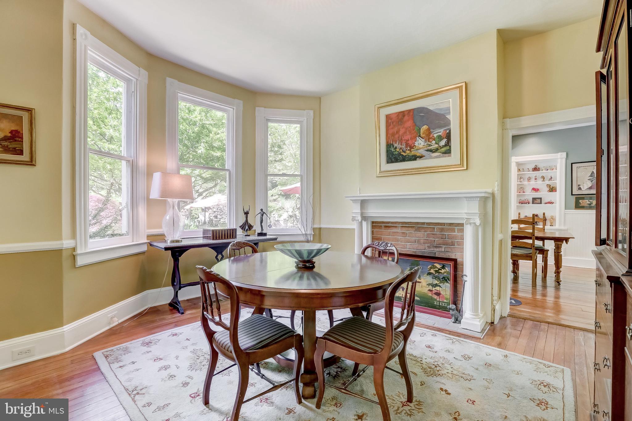 1802 Dixon Road Baltimore, MD 21209 - Photo 15 of 61 Dining room with fireplace
