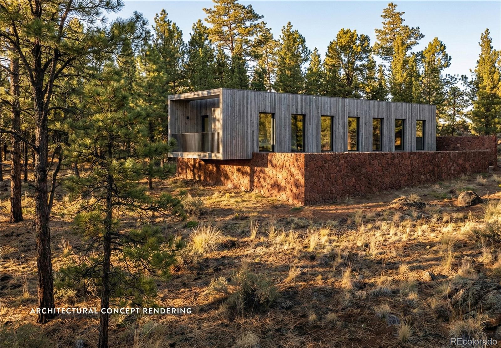 50 Rawhide Way Como, CO 80432 - Photo 10 of 12 a view of backyard with large trees and wooden fence