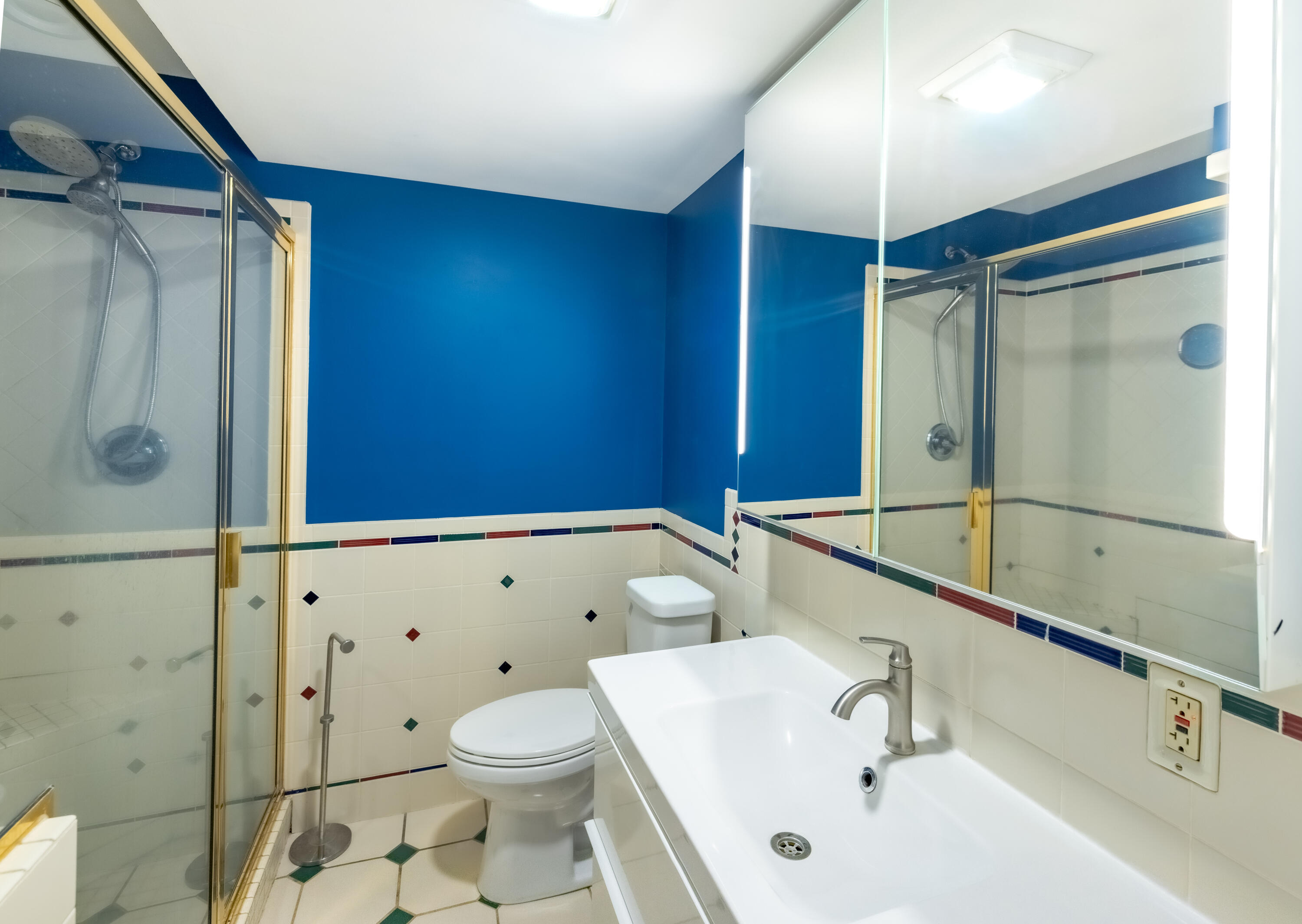 3229 Rustic Lane Crown Point, IN 46307 - Photo 15 of 18 a bathroom with a sink toilet and shower