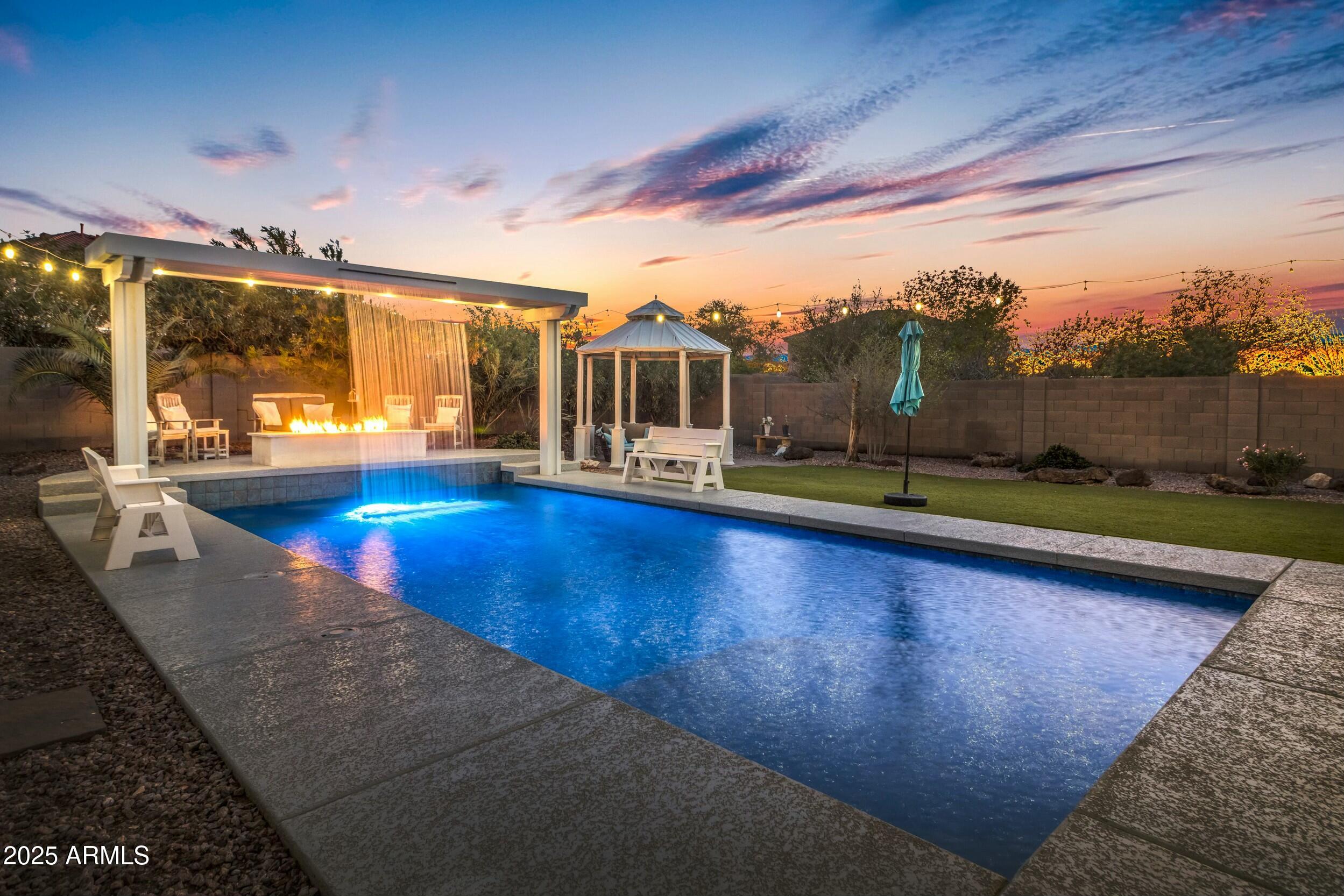 1333 East Pedro Road Phoenix, AZ 85042 - Photo 35 of 49 Pool night