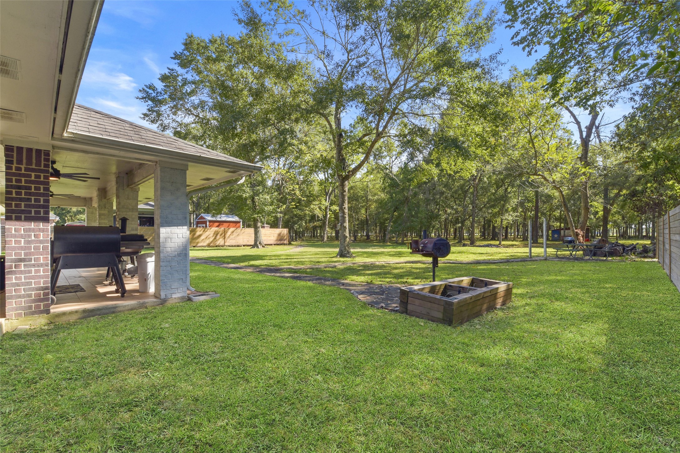 223 Oetken West Road Anahuac, TX 77514 - Photo 40 of 50 a garden view