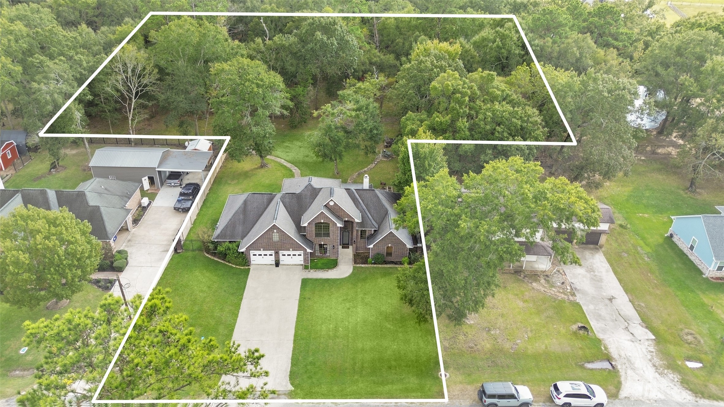 223 Oetken West Road Anahuac, TX 77514 - Photo 45 of 50 a view of yard