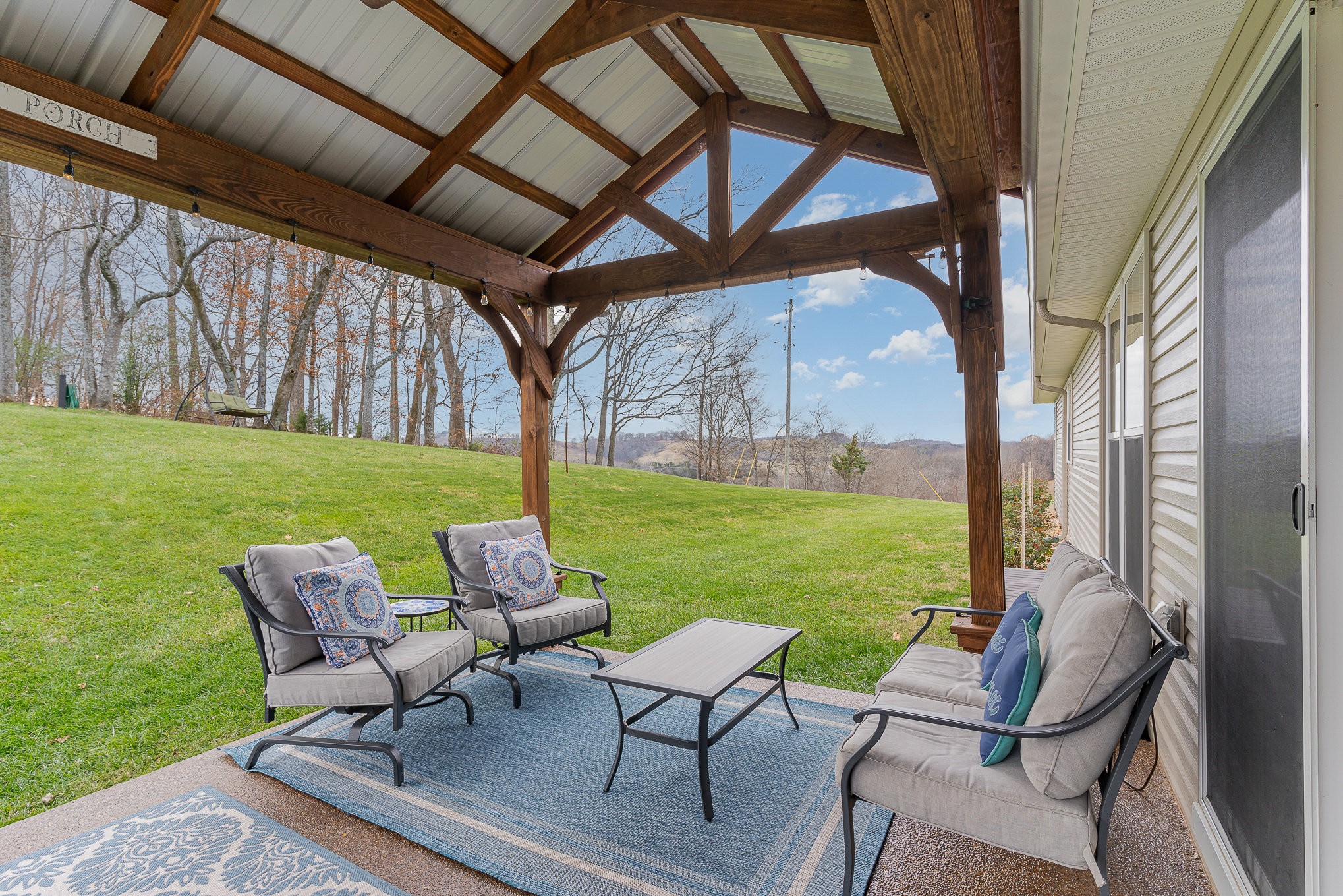 1525 Heller Ridge Spring Hill, TN 37174 - Photo 29 of 57 a view of a patio with chair and table